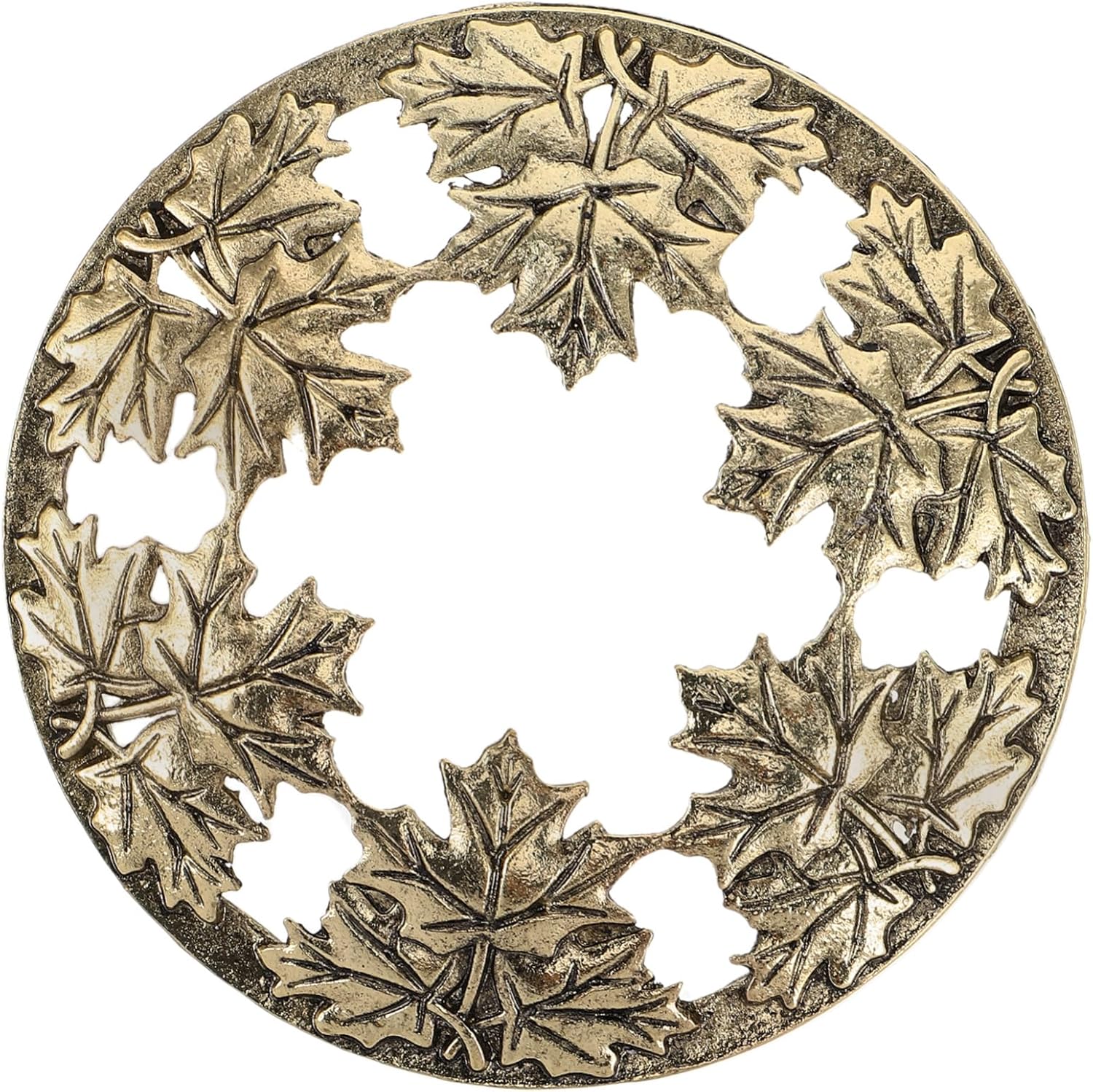 Scented Candle Topper with Maple Leaf Design