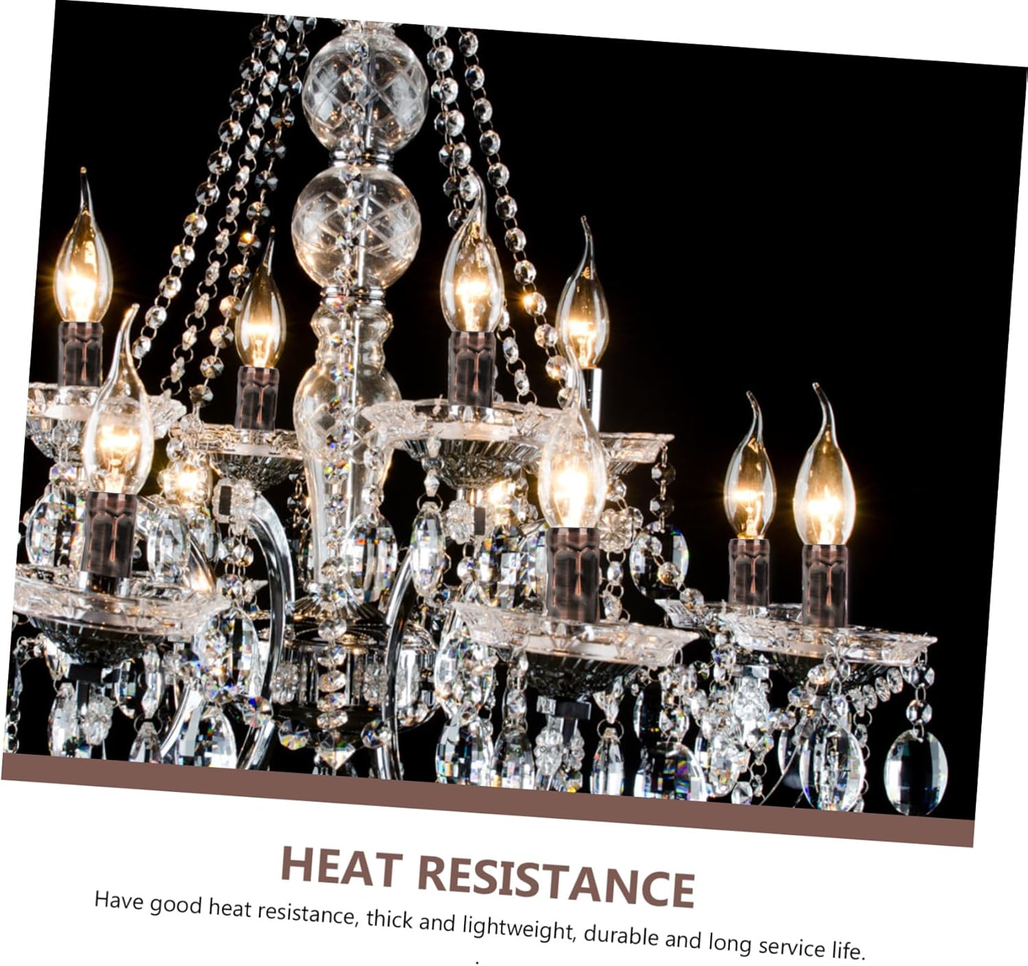 6Pcs Retro Chandelier Candle Sleeves for DIY Lighting