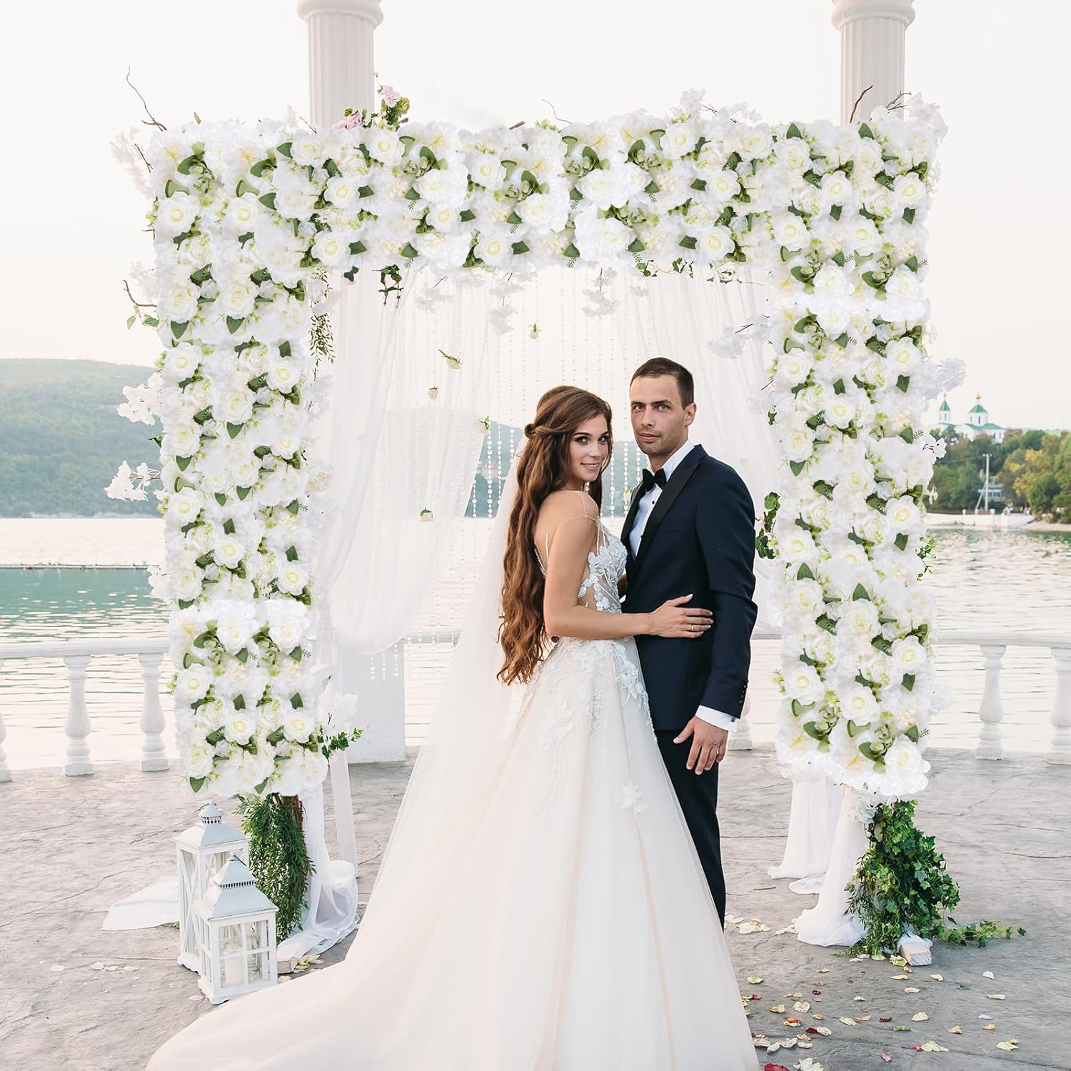 Flower Centerpieces 10 Pack Wedding Arch Artificial Flowers