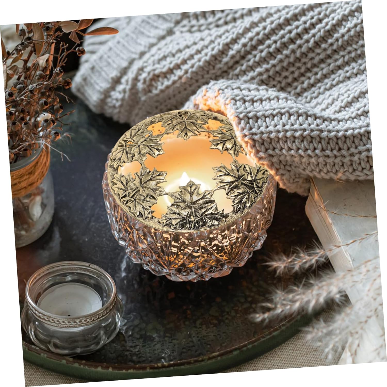 Candle Toppers Hollow Design for Even Melting and Debris Protection