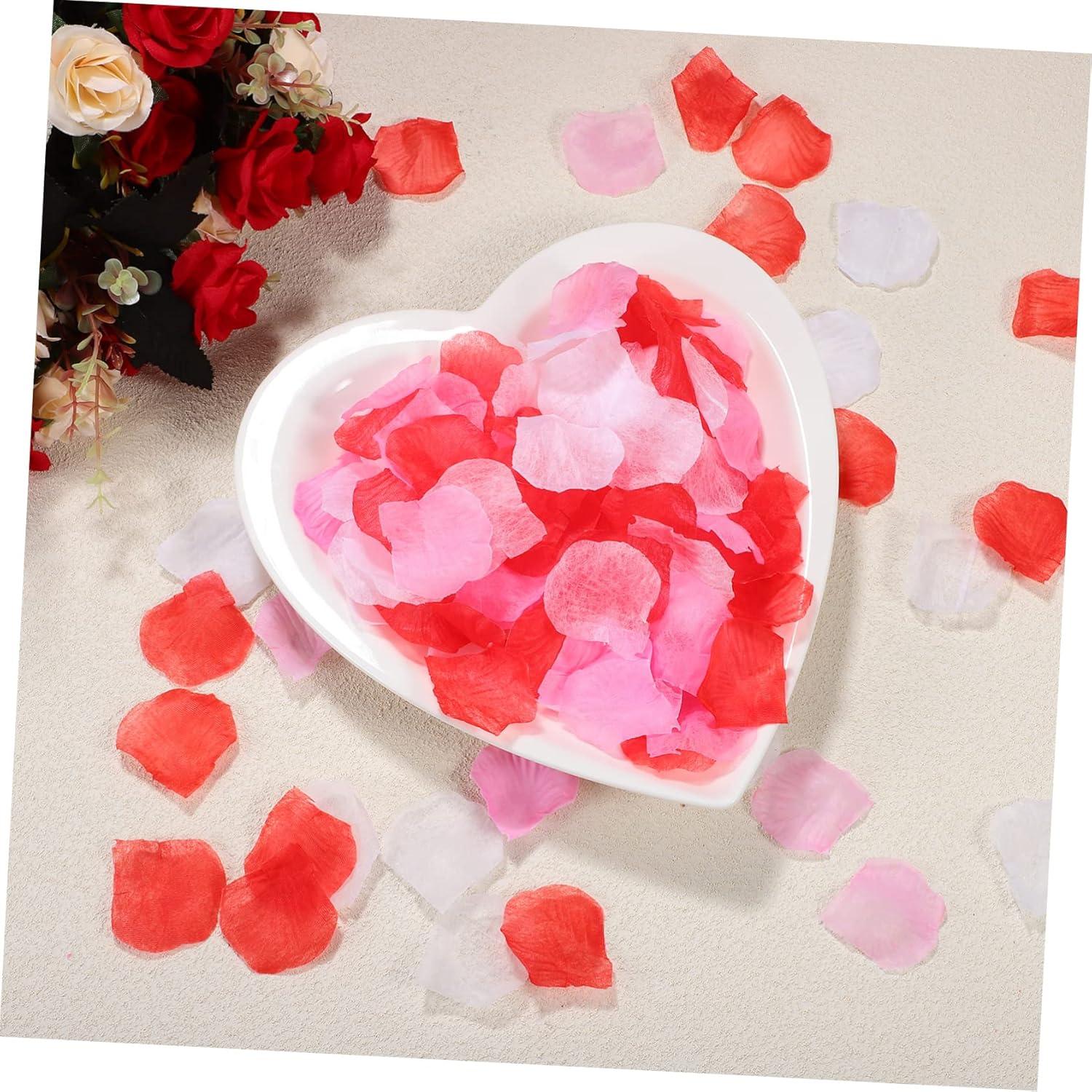 Alipis 3000pcs Artificial Rose Petals for Wedding and Romantic Events