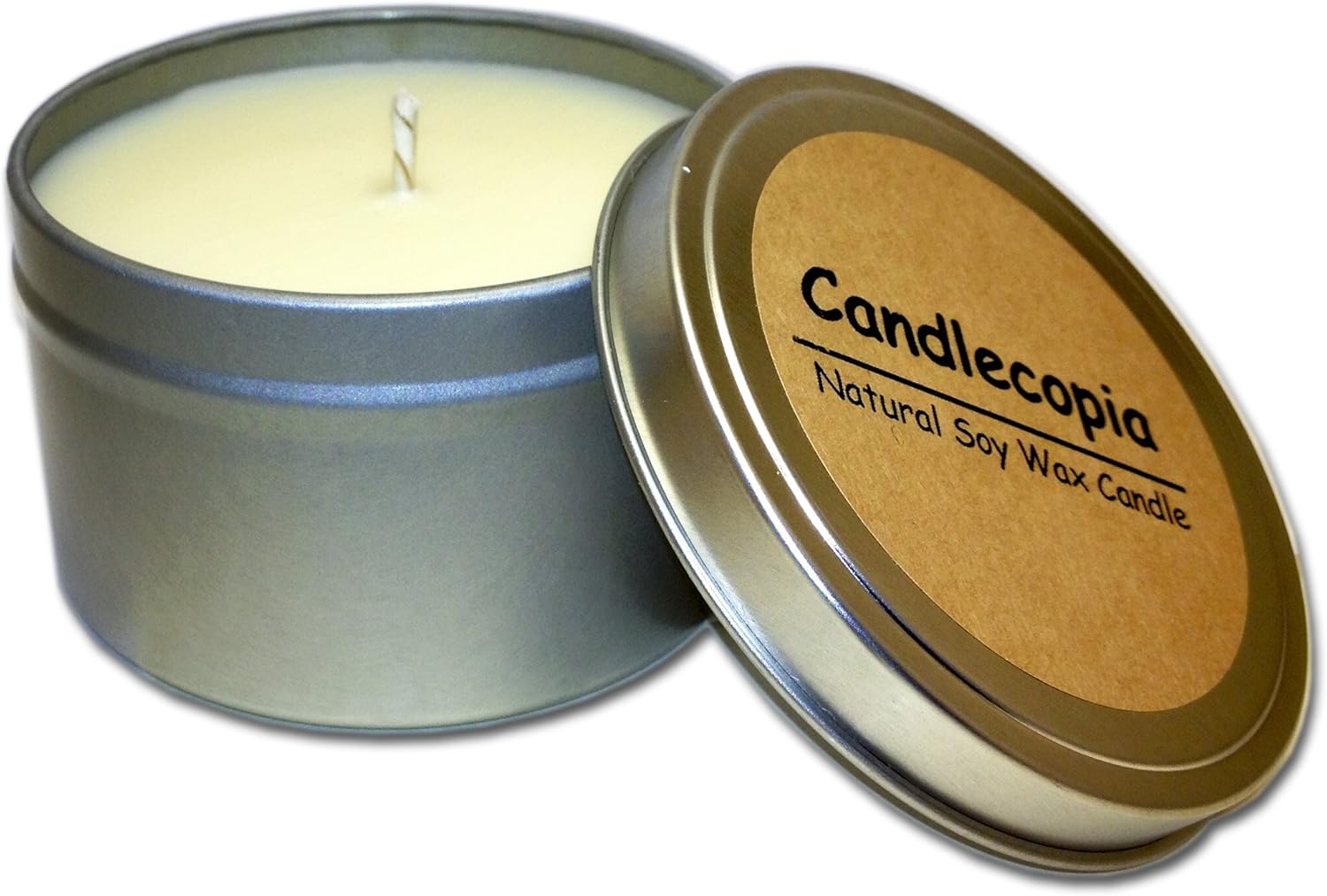 Butt Naked Strongly Scented Vegan Travel Tin Candle 8 Ounce