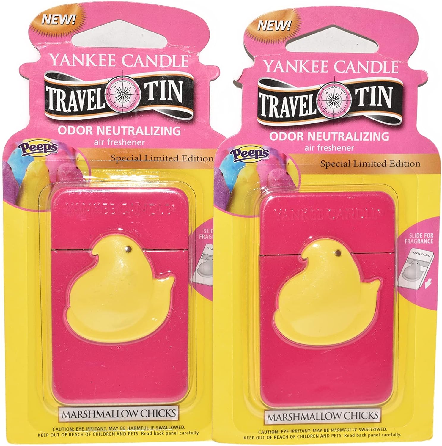 Yankee Candle New Marshmallow Chicks Travel Tin 2 Pack