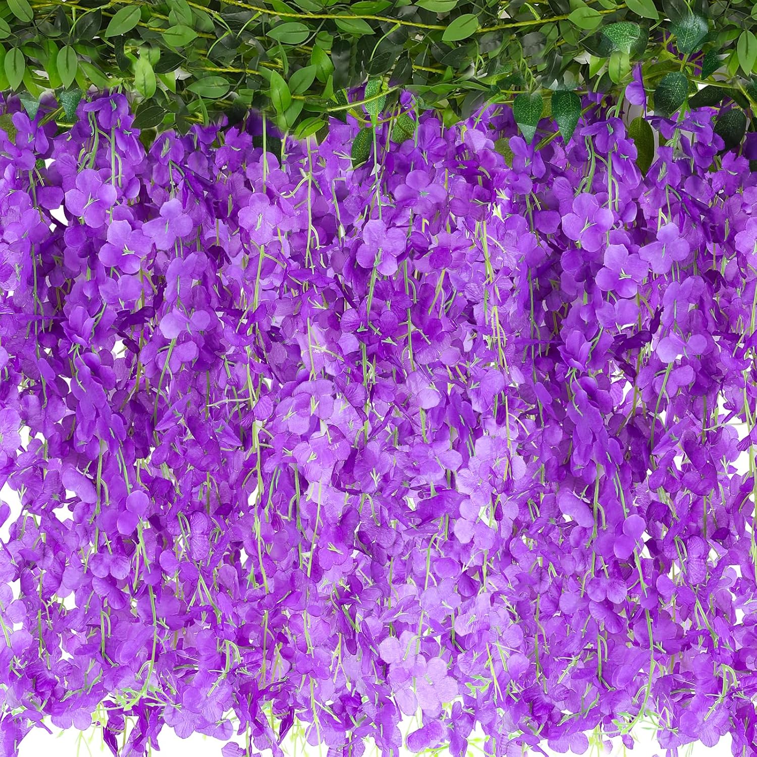 Alotiki Wisteria Artificial Flowers Garland 60ft