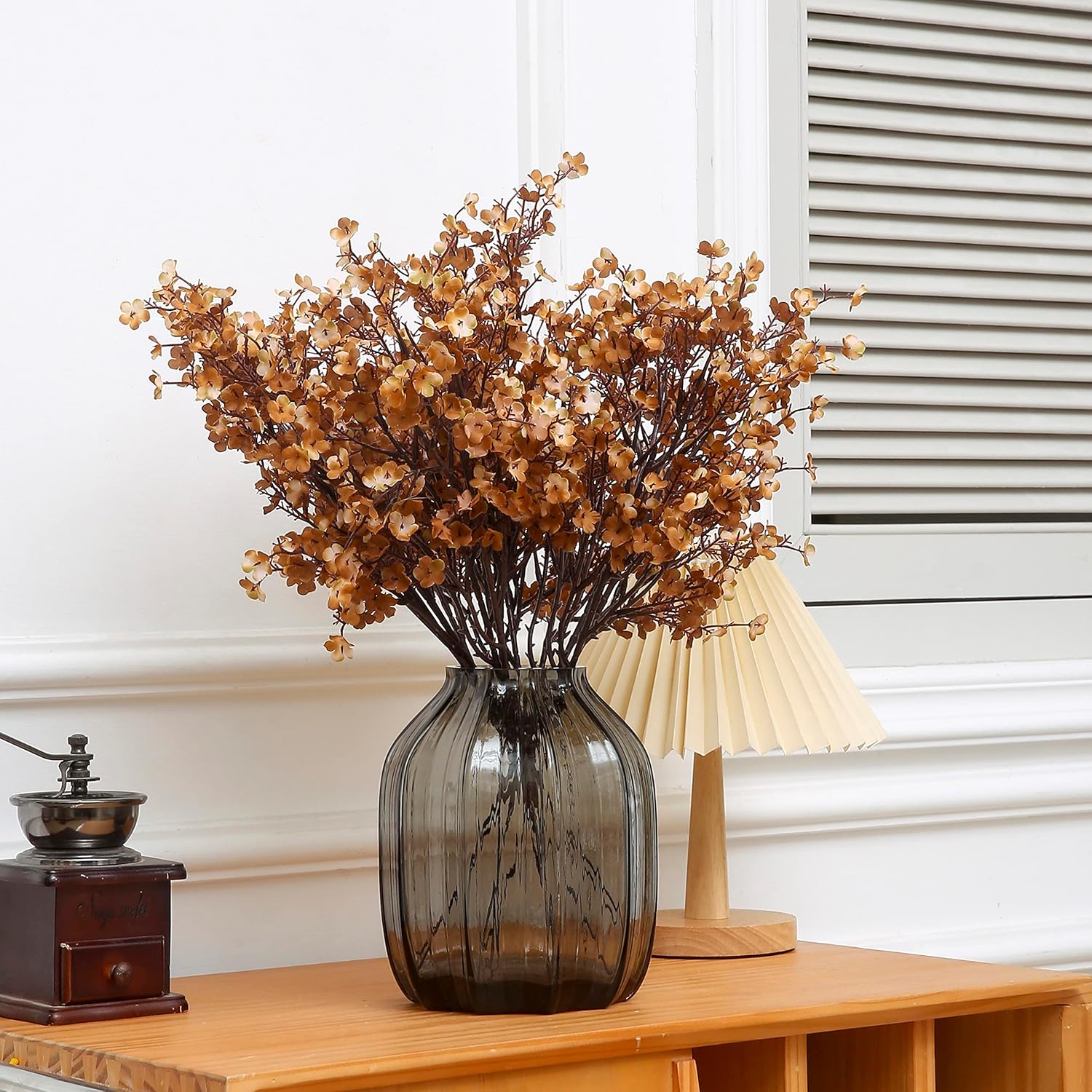 Jaky Global Babys Breath Artificial Flowers 6 Bundle Fall Decorations