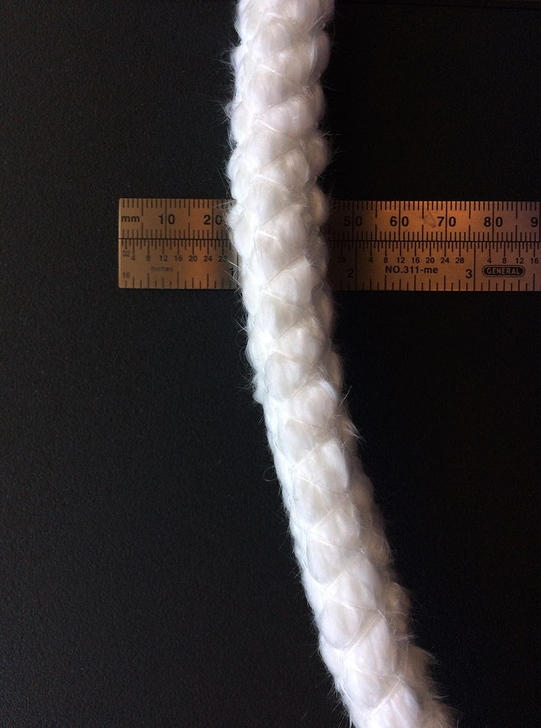 34 Round Fiberglass Wick for Oil Lamps and Candles
