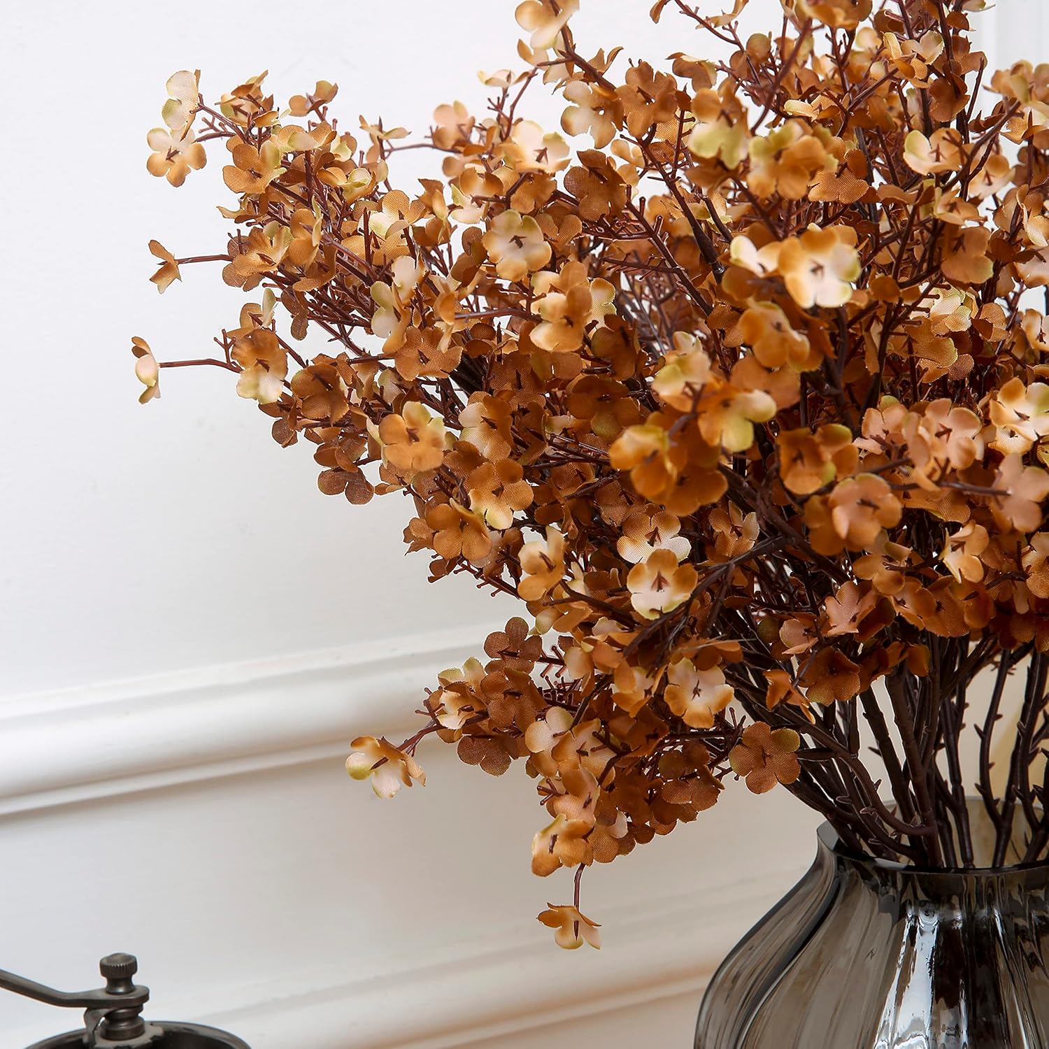 Jaky Global Babys Breath Artificial Flowers 6 Bundle Fall Decorations