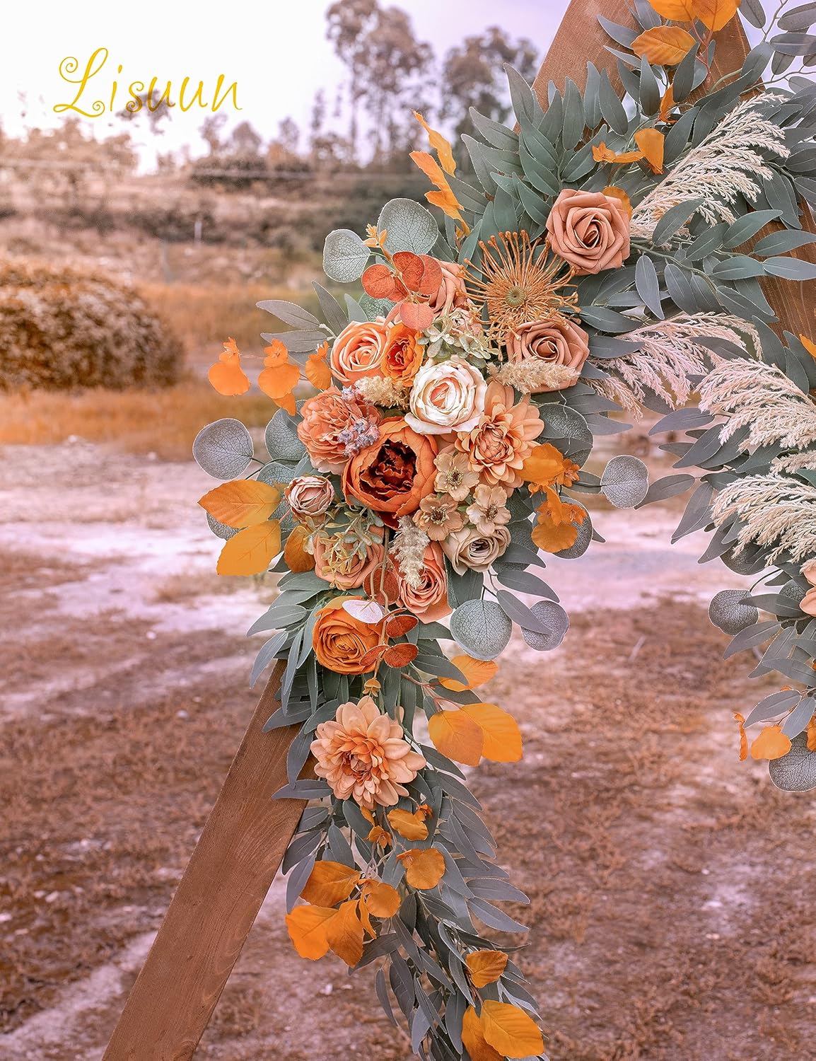 Lisuun Wedding Arch Flowers Pack of 2
