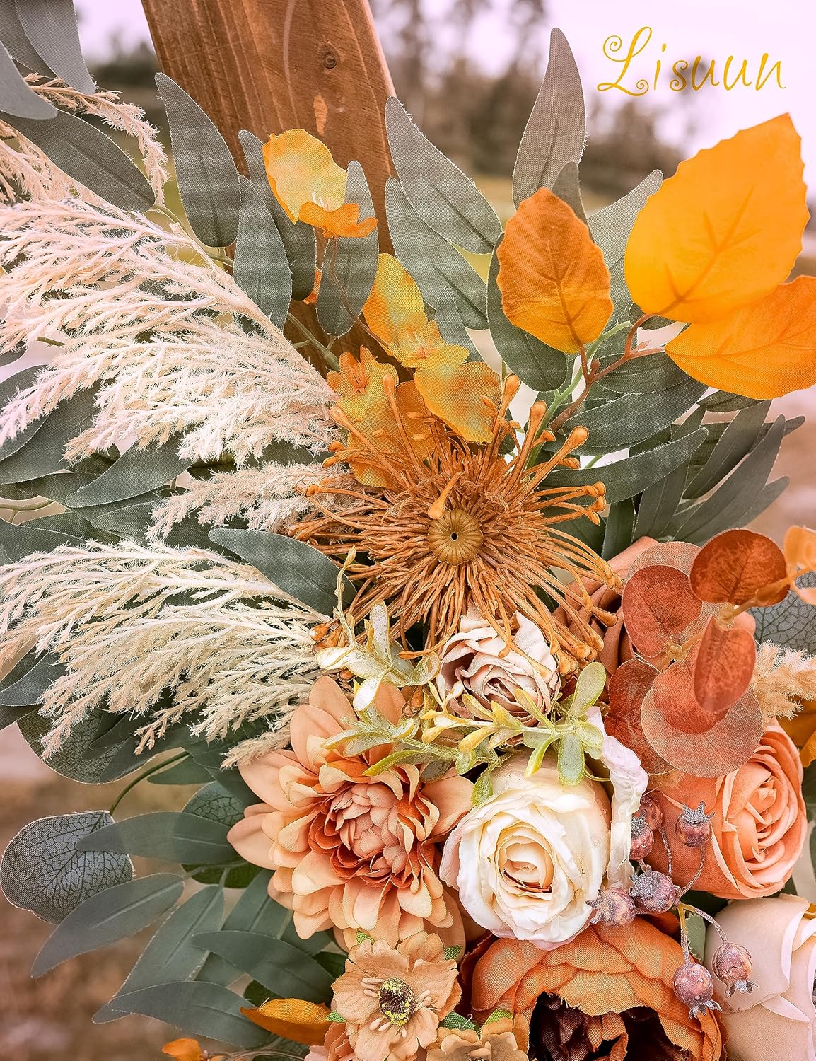 Lisuun Wedding Arch Flowers Pack of 2