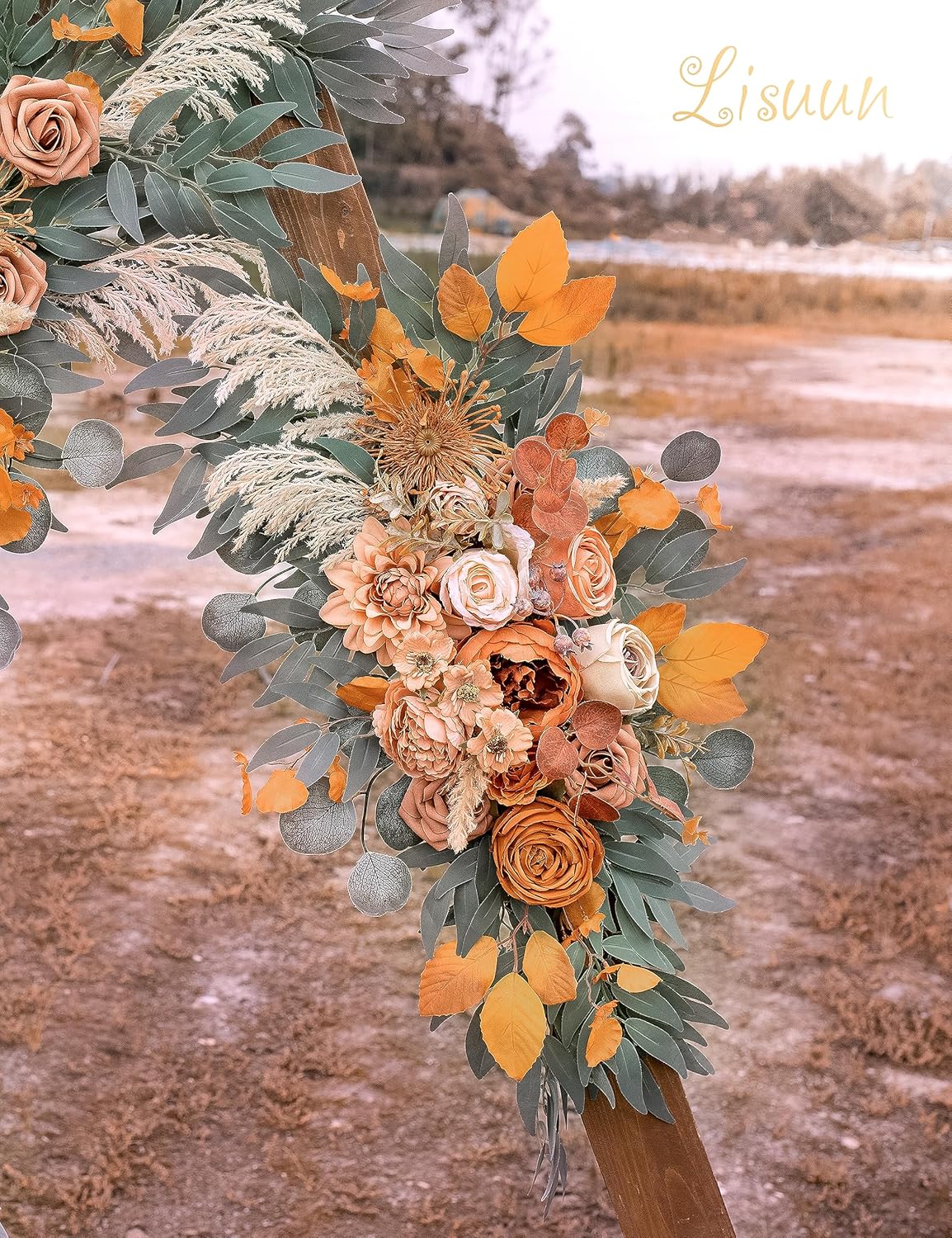 Lisuun Wedding Arch Flowers Pack of 2